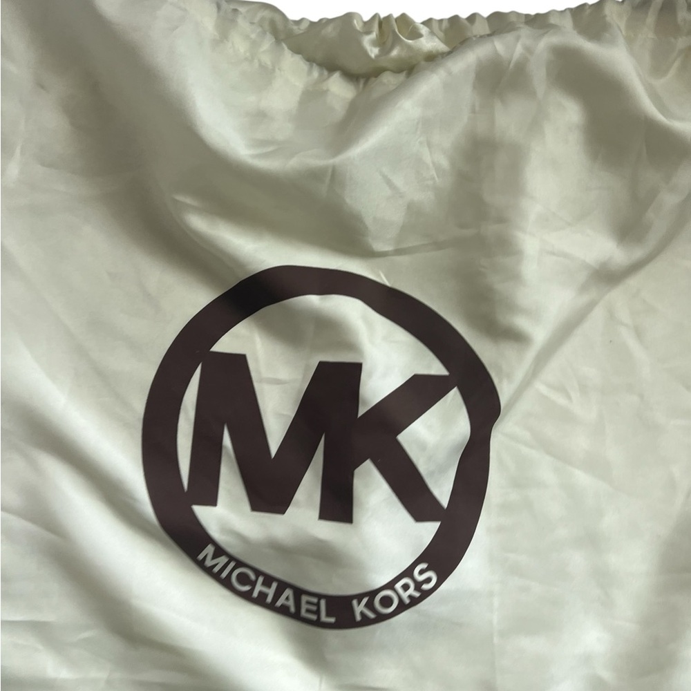 Michael Kors Black Shoulder Bag with Gold Accents - Picture 10 of 10